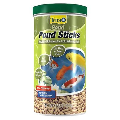 TetraPond 16354 Floating Fish Food Stick, Goldfish and Koi, 3.53 oz