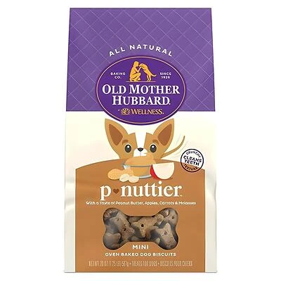 Old Mother Hubbard P-Nuttier Dog Biscuits, Large, 3.5 Lbs.