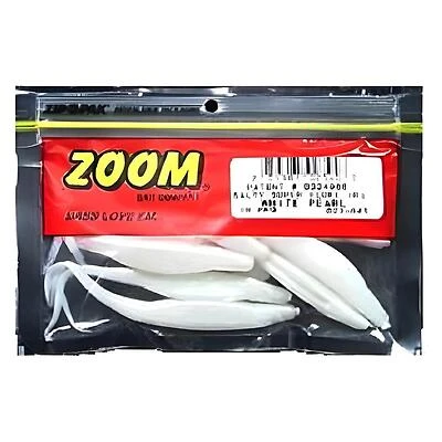 Fluke Bait, White Plastic, 5-1/4-In., 10-Pk.