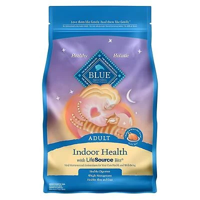 Blue Buffalo 800181 Indoor Health Dry Cat Food, Chicken & Rice, 7 lbs.