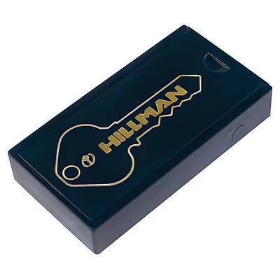 Hillman 701327 Large Magnetic Key Case, Plastic, Black