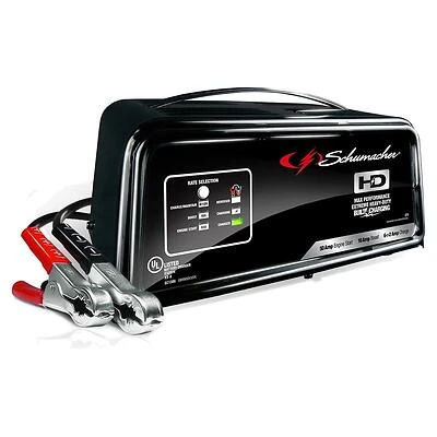 Schumacher SC1361 Automatic Battery Charger/Maintainer, 50/10/6-Amp, 12-Volt
