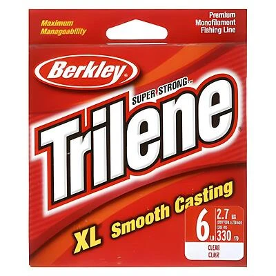 Berkley Trilene XL Fishing Line, Clear, 6-Lb Test, 330 Yds