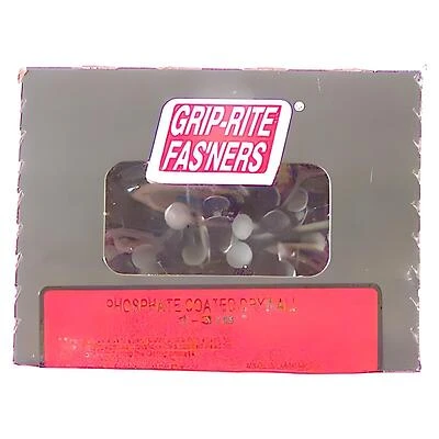 Grip-Rite 158PCDW1 Drywall Nails, 1-5/8 In., Phosphate Coated, 270 Count