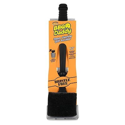 Mr. Bar-B-Q 60400SDZ Bristle-Free Steam Clean BBQ Brush, Stainless Steel