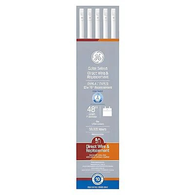 GE 93130868 Light Bulb, T8 Lamp, 32 W Equivalent, G13 2-Pin Medium Lamp Base, Dimmable, Frost, Cool White