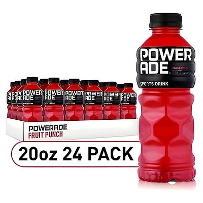 Powerade Fruit Punch Sports Drink – 20 oz Bottle