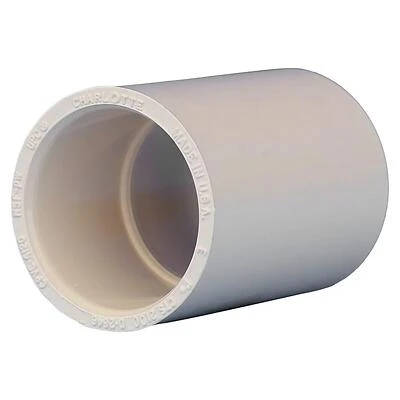 Charlotte Pipe RCC-1000-S CPVC Coupling With Stop, 1 In, Socket