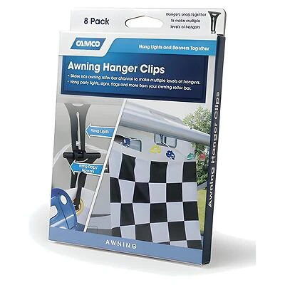 Camco RV Awning Hanger Clips 8 pk