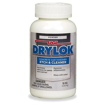 UGL Drylok 01908 Concrete and Masonry Etch & Cleaner, 12 oz.