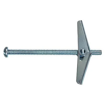 Snapin Mushroom Head Toggle Bolts, 12-Pk.,  1/8 x 4-In.