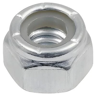 Hillman 1/4 in. 1/4 Zinc-Plated SAE Lock Nut 4 pk Steel