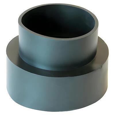 Fernco PDSC-43 Downspout Adapter, Vinyl, Black