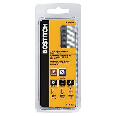 NAIL BRAD PROJ PK 18GA 900CT