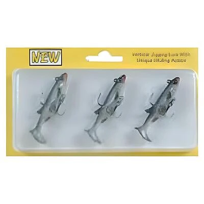 Minnow Lure with Treble Hook, 3-Pk.