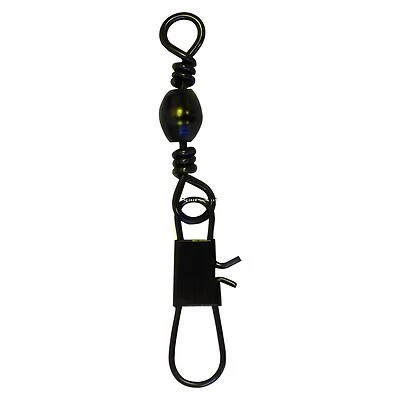 Barrell Swivels, Black, Size 3, 4-Pk.