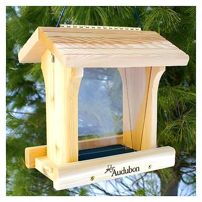 Audubon Cedar Ranch Bird Feeder, 3-Lb. Capacity