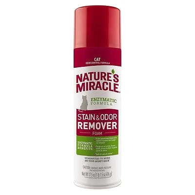 Nature's Miracle P-68341 Cat Stain & Odor Remover, 17.5 oz.