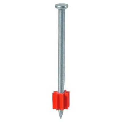 Ramset 1516 Drive Pin, 0.145 in Dia Shank, 2-1/2 in L, Steel, Zinc-Plated