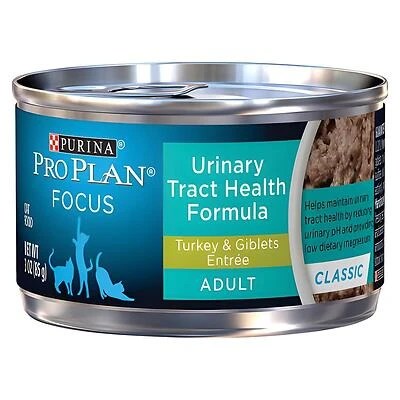 Cat Food, Urinary Tract Health, Turkey, 3 oz.