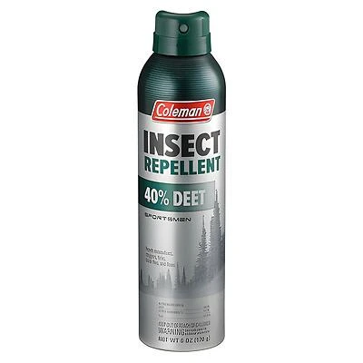 Coleman 7356 Insect Repellent, 40% DEET, 6 Oz. Aerosol