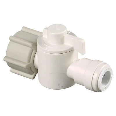 Watts 3552-0808 Straight Stop Quick Connect Valve, 1/2 x 3/8 In.
