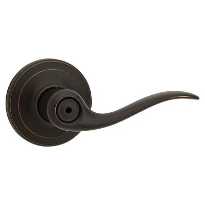 Kwikset Signature Tustin Privacy Lever, Venetian Bronze