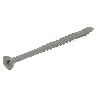 Grip-Rite PrimeGuard Ten #8 x 2-1/2-in Gray Polymer Deck Screws (5-lbs)
