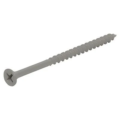 #10 x 3 in. Philips Bugle-Head Coarse Thread Sharp Point Polymer Coated Exterior Screw (5 lbs.-Pack)
