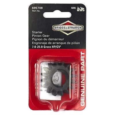 Briggs & Stratton 5086K Pinion Gear, For: Briggs & Stratton Electric Starters