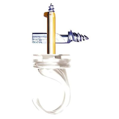 Ceiling Driller Hook, White, Holds 40 Lbs.