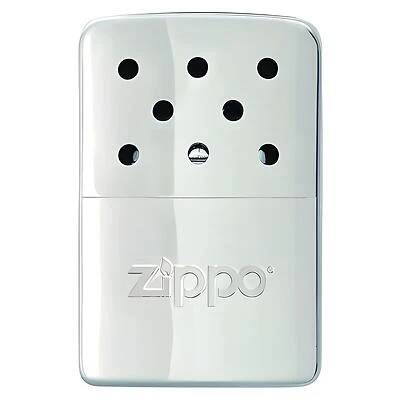 Zippo 40321 Hand Warmer, Refillable, Metal, Chrome, 6-Hour