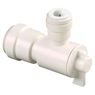 Watts PEX Quick Connect Angle Valve, 1/2 x 3/8 In. Copper Tube