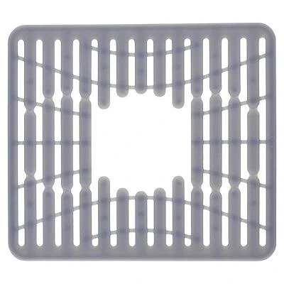 OXO Good Grips 13138100 Silicone Sink Mat, Small, Gray, 12-3/4 In.