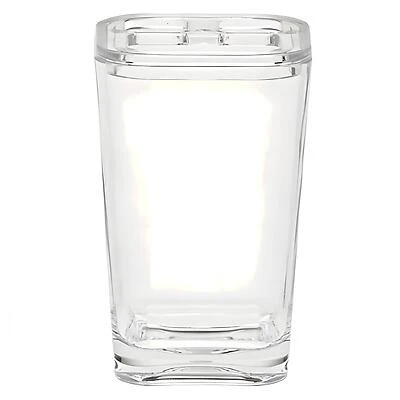 Moda At Home Optiks Toothbrush Holder, Clear Acrylic