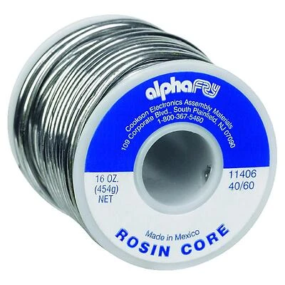 AlphaFry Rosin Core Solder Wire, 16 oz, .093-Diameter