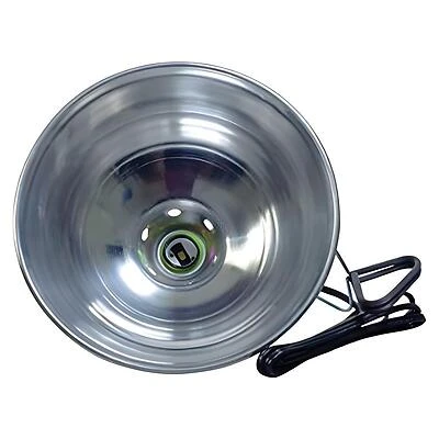 Woods 162BIN Clamp Light, 18/2 SPT-2 Black Cord, 6-Ft., 150-Watt