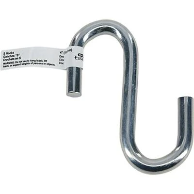 4‑Inch Heavy‑Duty S‑Hook – Durable Metal Curved Fastener