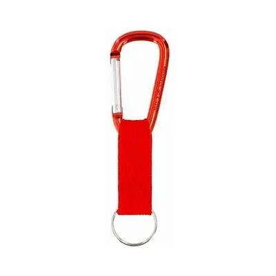 Heavy‑Duty Steel Carabiner with Adjustable Strap – Multi‑Purpose Outdoor Clip
