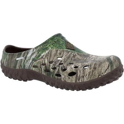 Camouflage Muck Boot Lite Clog – 50% Lighter Slip‑Resistant Work Shoe, Size 9