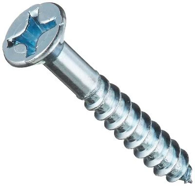 Hillman No. 12 x 1-1/2 in. L Phillips Zinc-Plated Wood Screws 50 pk
