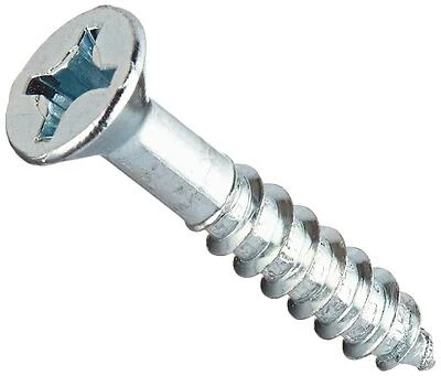 Hillman No. 12 x 1-1/4 in. L Phillips Zinc-Plated Wood Screws 50 pk