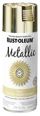 Rust-Oleum 1936830 Specialty Metallic Spray Paint, Brass, 11 Oz