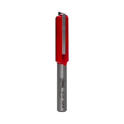Freud 04-124 Carbide Straight Router Bit, 3/8 In. Dia., 1/4 In. Shank