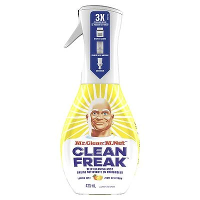 Mr. Clean 79129 Clean Freak Mist Starter Kit, Lemon Zest, 16 Oz.