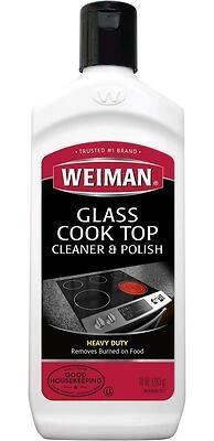 Weiman 38 Glass Cooktop Cleaner and Polish, 10 Oz.