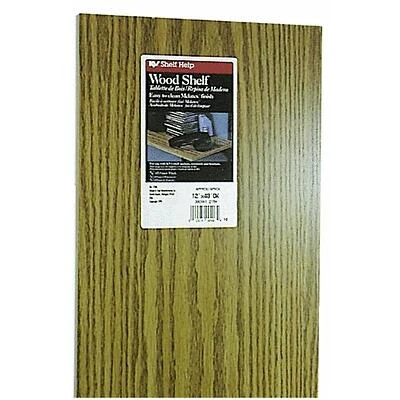 Knape & Vogt 1980 OK 12X48 Shelf Board, Simulated-Oak Melamine, 12 x 48 In.
