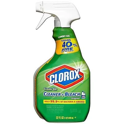 Clorox Clean-Up 31221 All-Purpose Cleaner Plus Bleach, 32 fl-oz Bottle, Original, Multi-Color