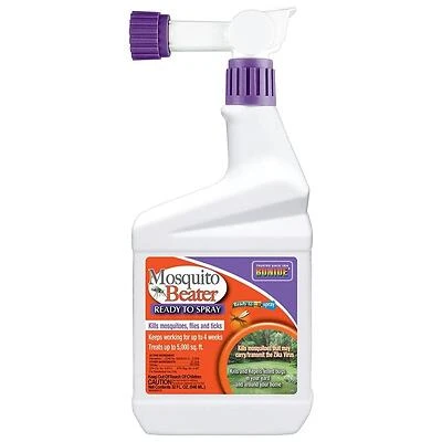Bonide 680 Mosquito Beater Hose-End Spray, Permethrin, 1 Qt.