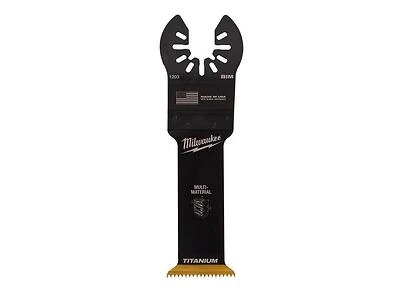 Milwaukee 49-25-1203 Blade, 1-1/4 in, 1-5/8 in D Cutting, 18 TPI, HCS/Titanium